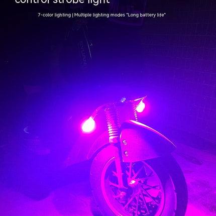 Waterproof Remote Control Motorcycle Flashing Lights UAV Outdoor Lighting Lamp