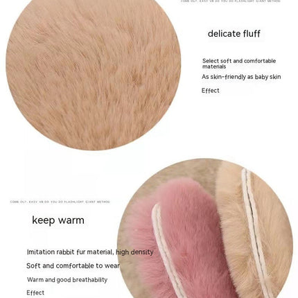 Thick Rabbit Fur Winter Warm Insole