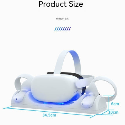VR Glasses Handle Magnetic Charging Storage Bracket Base