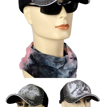 Personalized Stylish Print Dragon Sun-poof Peaked Cap
