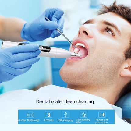 Visual Household Frequency Tracking Ultrasonic Dental Cleaner