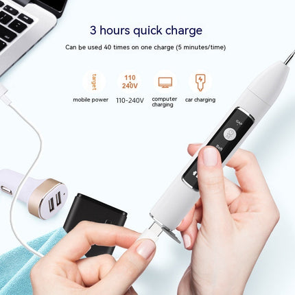 Visual Household Frequency Tracking Ultrasonic Dental Cleaner