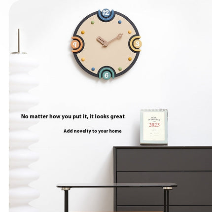 Household Cream Style Clock TV Cabinet Hallway Decorations