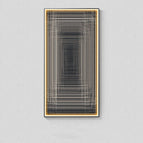 I / 40X80CM / Black Frame