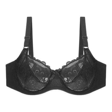 Pure color bra lace women's plus size bra underwear