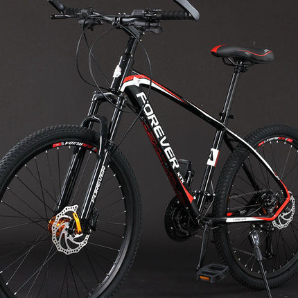 Aluminum Alloy Oil Pressure Double Disc Brake Shock Absorption Mountain Bike