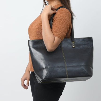 The Kim Tote Bag- Black