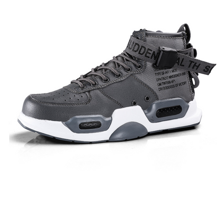 New spring and autumn couples tide high shoes Korean version of the wild sports shoes women hip-hop thick bottom shoes men