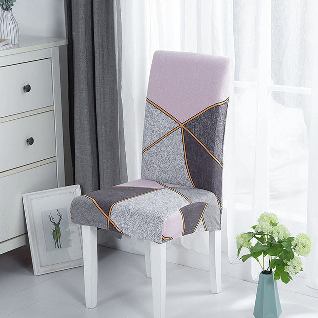 New Chair Cover Printed Chair Cover Elastic Antifouling Hotel Household Chair Cushion Protective Cover