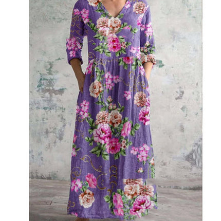 Women's Clothing Loose Fashion Printing Dress