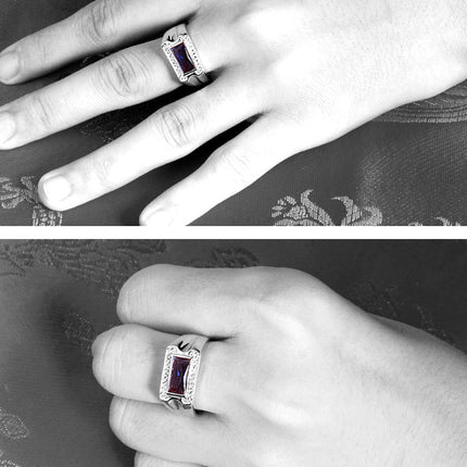 S925 Sterling Silver Jewelry Kyanite Ring Ring