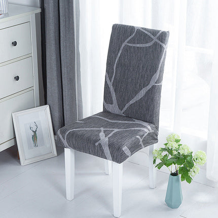 New Chair Cover Printed Chair Cover Elastic Antifouling Hotel Household Chair Cushion Protective Cover