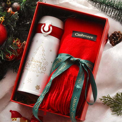 Christmas Female Thermos Cup Gift Box Set Birthday