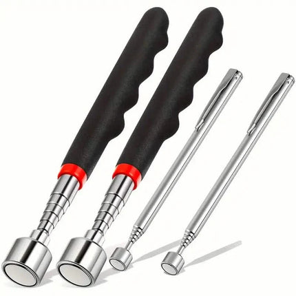 3-in-1 Telescopic Magnetic Grabber Tool – Stainless Steel, Non-Electric