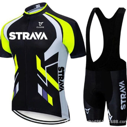 Jersey Sets Red Bicycle Short Sleeve Cycling Clothing Bike Cycling Jersey Bib Shorts