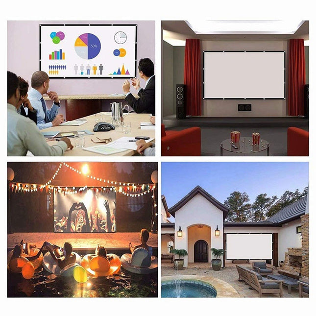Shadow Screen 120" ALR Fixed Frame Projector Screen — Slate Grey High-Contrast Ambient Light Rejecting Surface for Home Theater | SHADOW-SCREEN-ALR-12