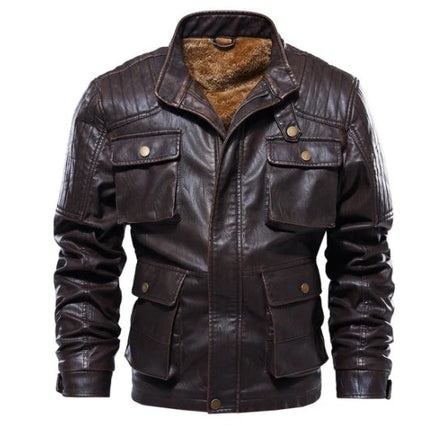 New men's leather clothing
