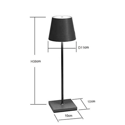 Touch Dimming Wireless Table Lamp Outdoor Restaurant Bar Table Lamp