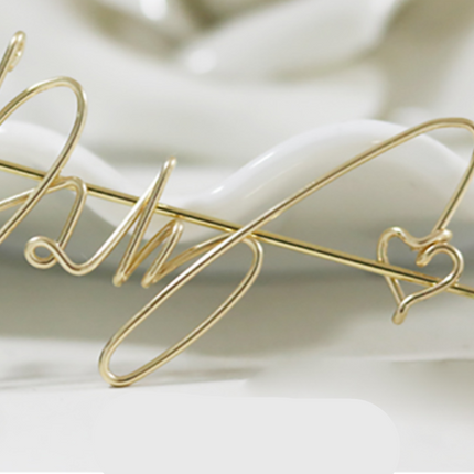 DIY Alphabet brooch