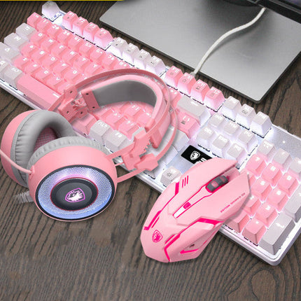 Mechanical keyboard and mouse set