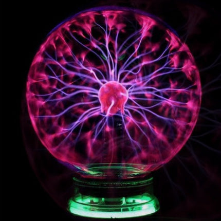 Plasma Lightning Ball Electronic Magic Light Electrostatic Induction Ball Magic Ball With Music 4 Inch 5 Inch  6 Inch
