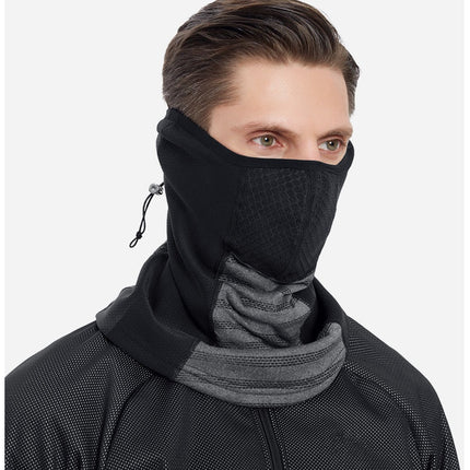 Plus velvet heat gathering cycling mask face towel