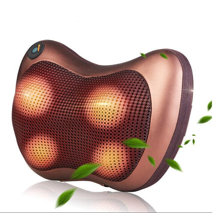 Electric Infrared Heating Kneading Neck Shoulder Back Body Spa Massage Pillow Car Chair Shiatsu Massager Masaj Device