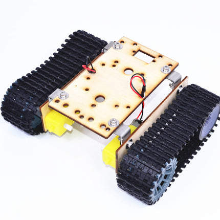Economic Robot Single-layer Tank Chassis Building Blocks Wood Board