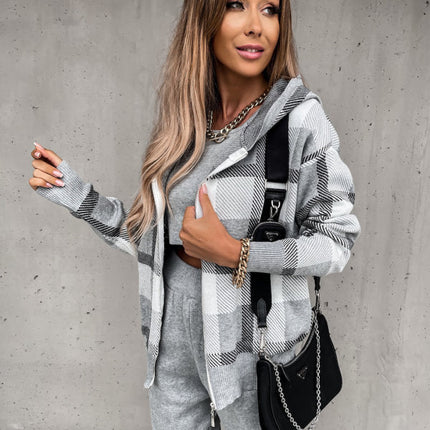 European And American Women's Autumn And Winter New Products Knitted 3-piece Suit