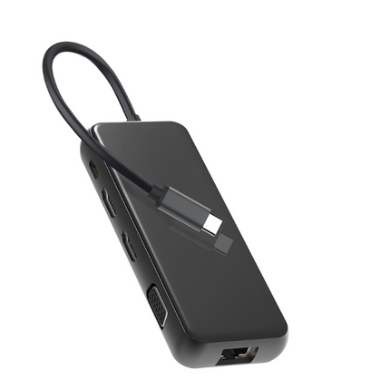 9in1 dual HDMI + VGA + Gigabit network card