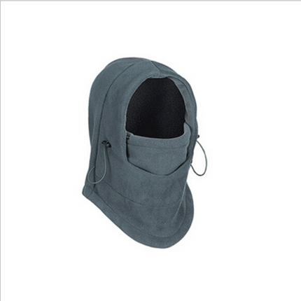 Windproof Hat With Mask Unisex Ski Hat Mens Winter Fleece Wrapped Warm Hat