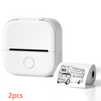 White 2pcs / USB