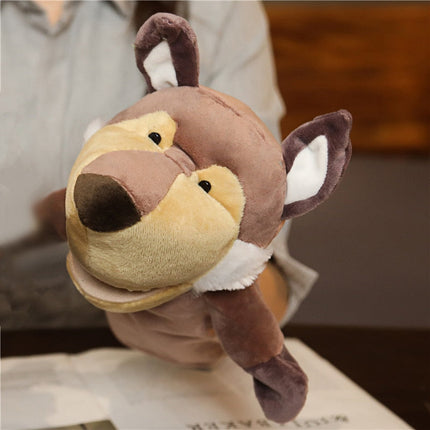 Hand puppet animal plush cartoon early childhood dolls, toys, children's kindergarten story telling, hand puppet creative wholesale