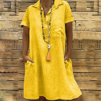 Plus size short sleeve dress