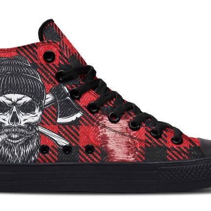 Printed Couple High-top Canvas Shoes