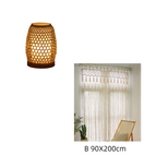 Lamp and curtain