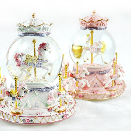Crystal Music Box Carousel Creative Gifts For Valentine's Day