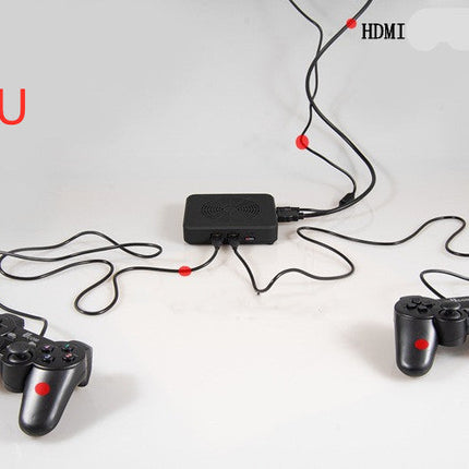 Double handle mini nostalgic arcade joystick game console to TV