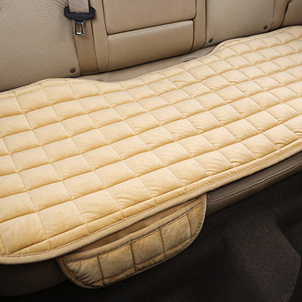 Winter car without backrest plush cushion
