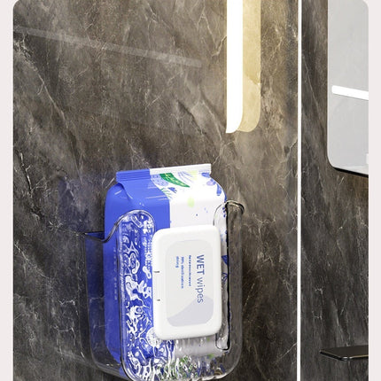 Punch-free Light Luxury Wall-mounted Wipes Storage Box