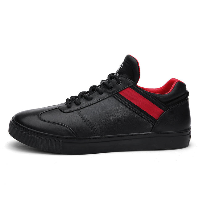 Leather plus size men's shoes