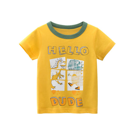 Korean Children's Short Sleeved Boy's T-shirt Baby