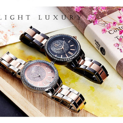 Shengke Rose Gold Watch