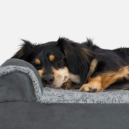 L-Shaped Pet Mattress Removable And Washable Wave Memory Foam