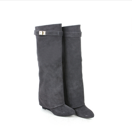 Knee-length Catwalk Fashion Boots Plus Size