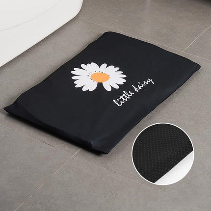 Diatomite soft foot pad absorbent quick drying antiskid bathroom mat