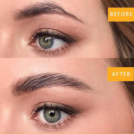 Eyebrow shaping eyebrow wax + brush