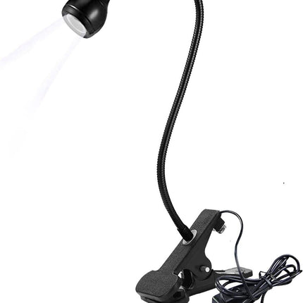 USB Flexible Reading LED Bright Light Book Lamp Clip-on Beside Bed Desk Table