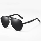 Black frame gray lens