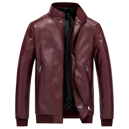 Korean Style Handsome Slim Plus Size Motorcycle Suit